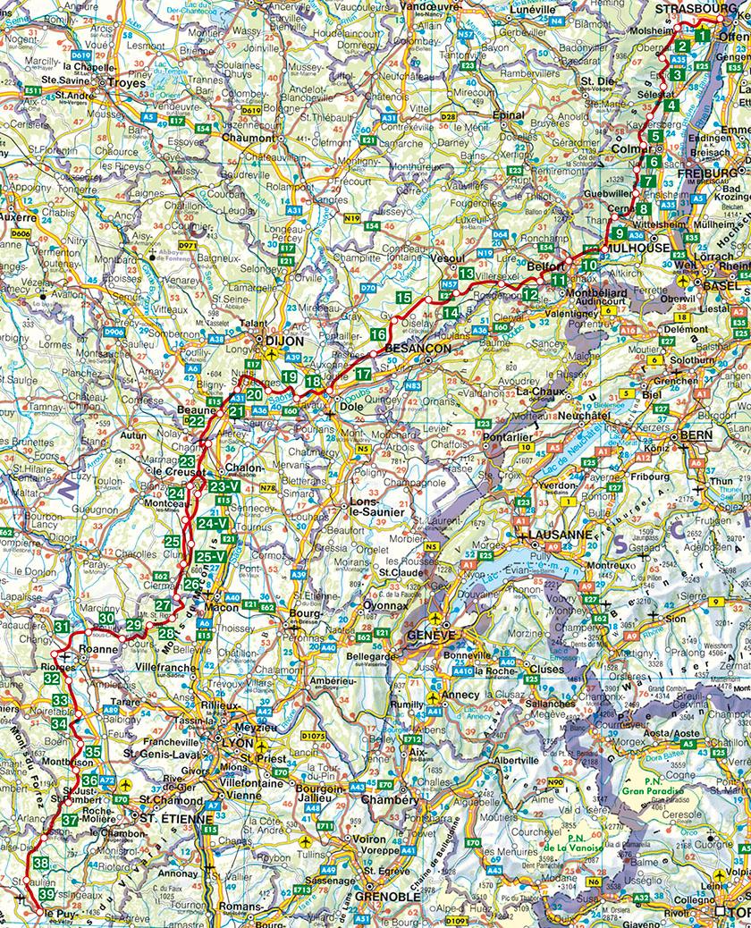 Beispielinhalt (Bild) Französischer Jakobsweg