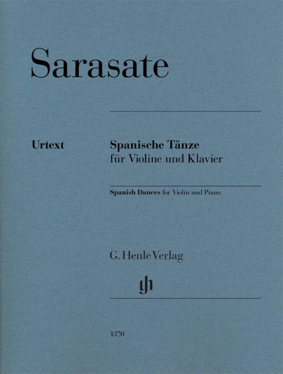 Vorderes Coverbild Spanische Tänze für Violine und Klavier, Urtext