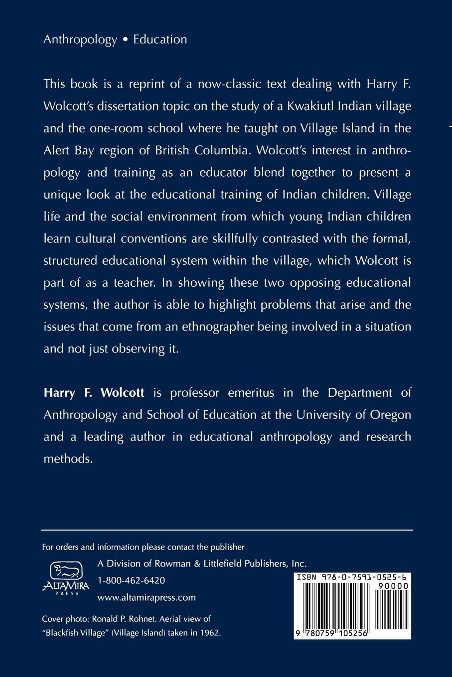 Rückseitencover Kwakiutl Village and School