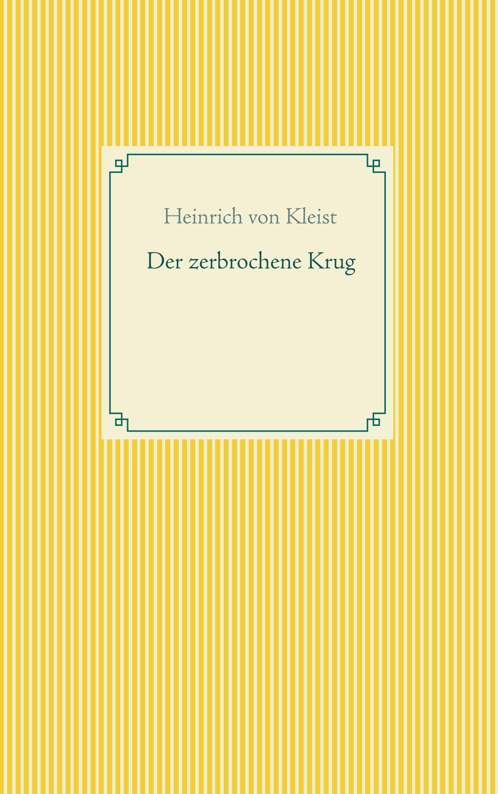 Vorderes Coverbild Der zerbrochene Krug