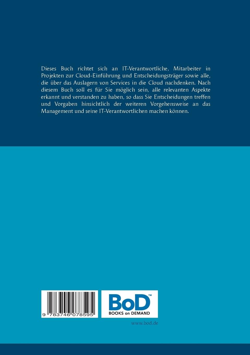 Rückseitencover Ihr Weg in die Cloud