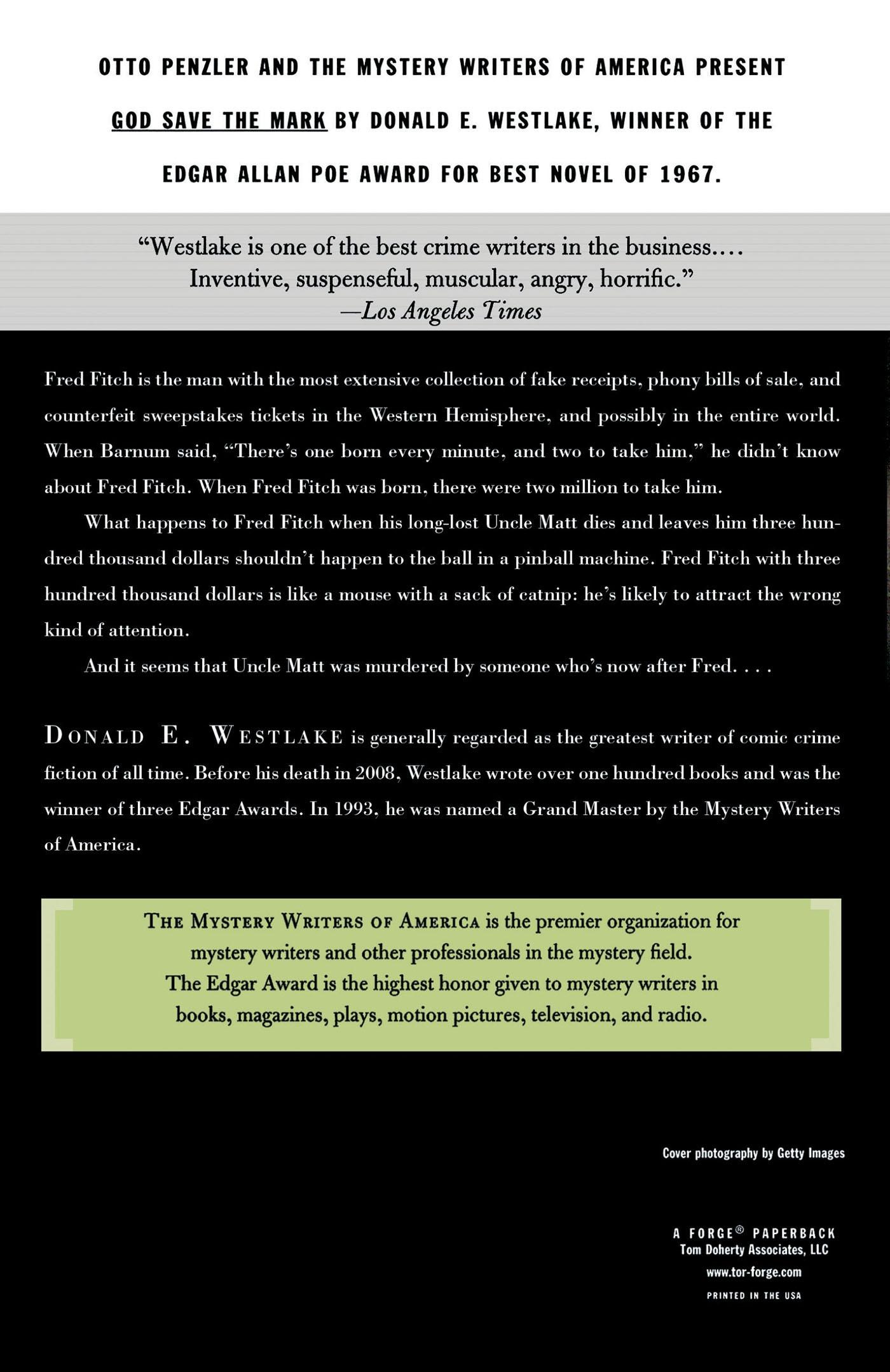 Rückseitencover God Save the Mark