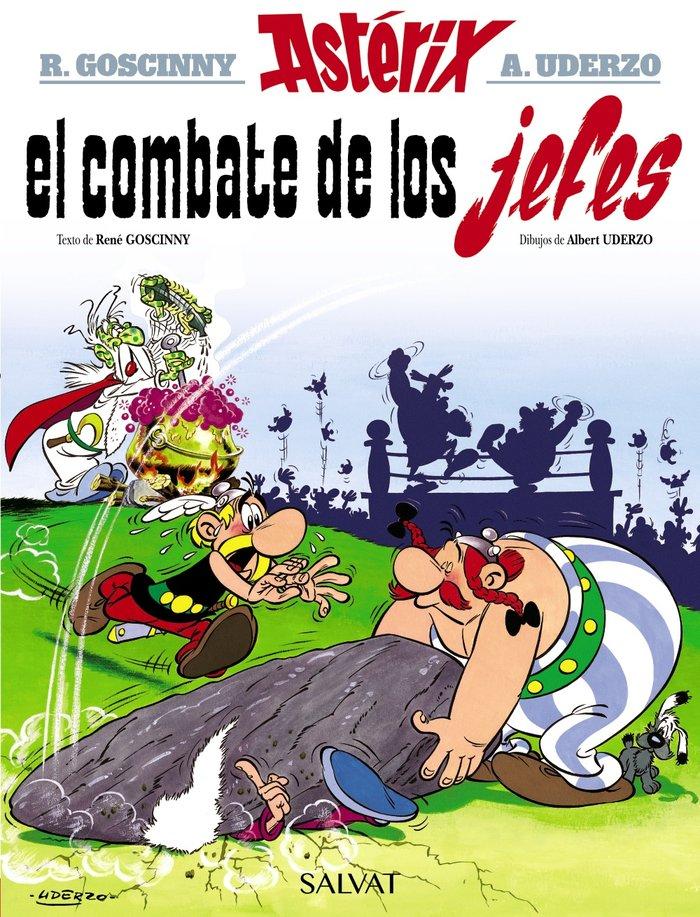 Vorderes Coverbild Astérix, El combate de los jefes