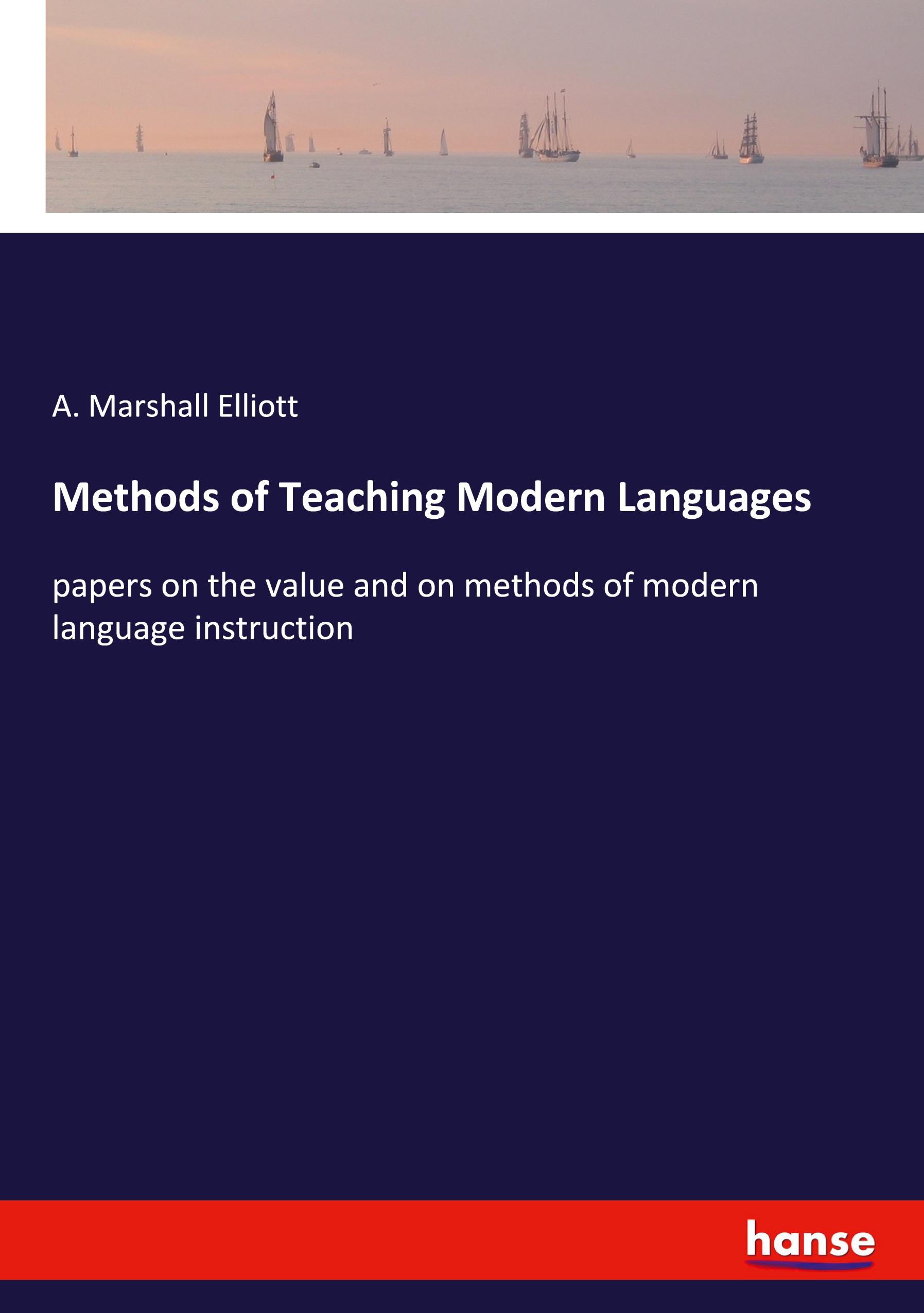 Vorderes Coverbild Methods of Teaching Modern Languages