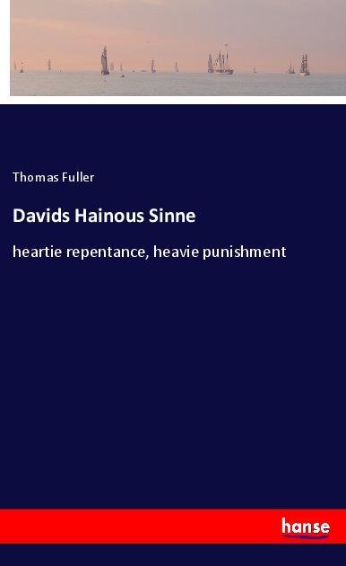 Vorderes Coverbild Davids Hainous Sinne