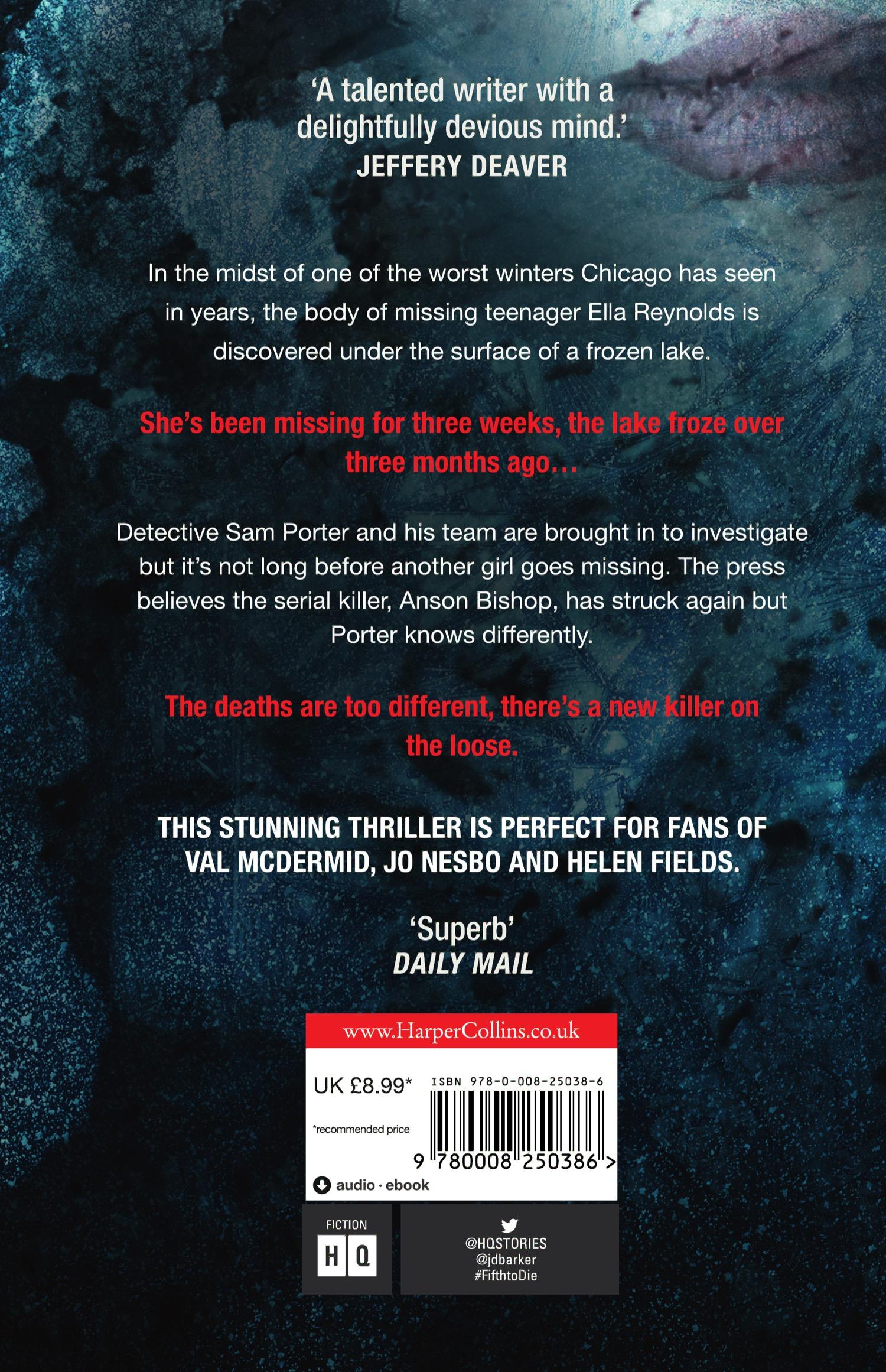 Rückseitencover The Fifth to Die