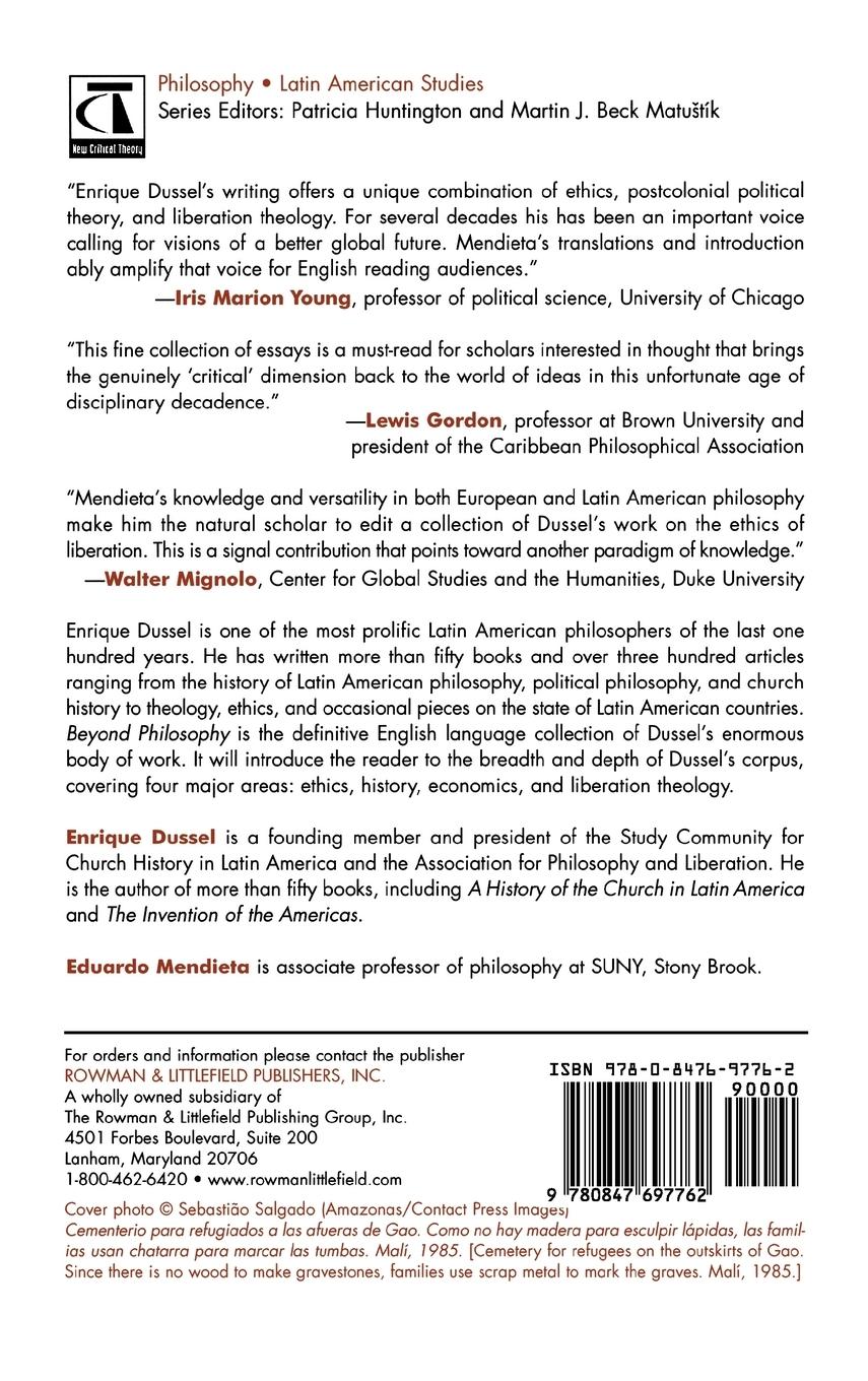 Rückseitencover Beyond Philosophy