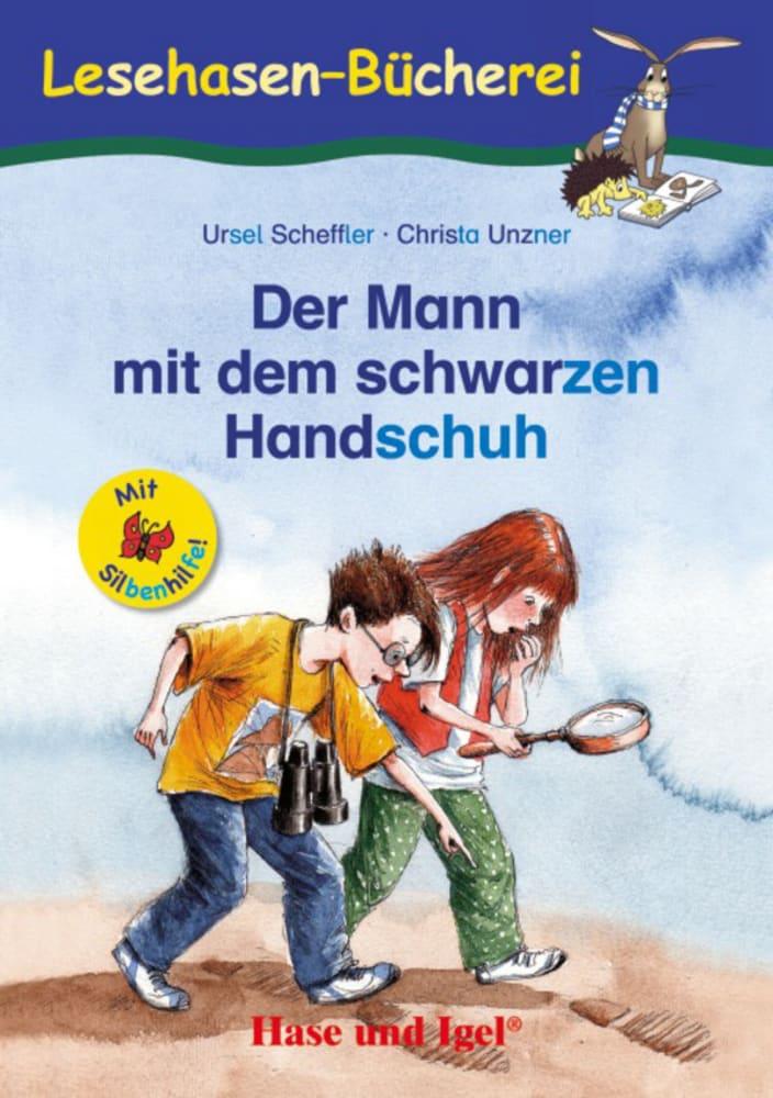Vorderes Coverbild Der Mann mit dem schwarzen Handschuh / Silbenhilfe