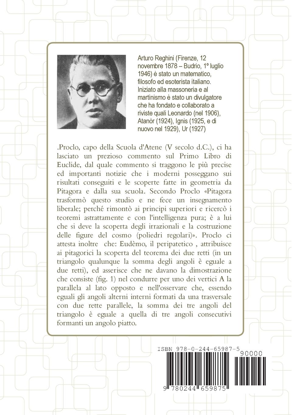 Rückseitencover La Restituzione della Geometria Pitagorica