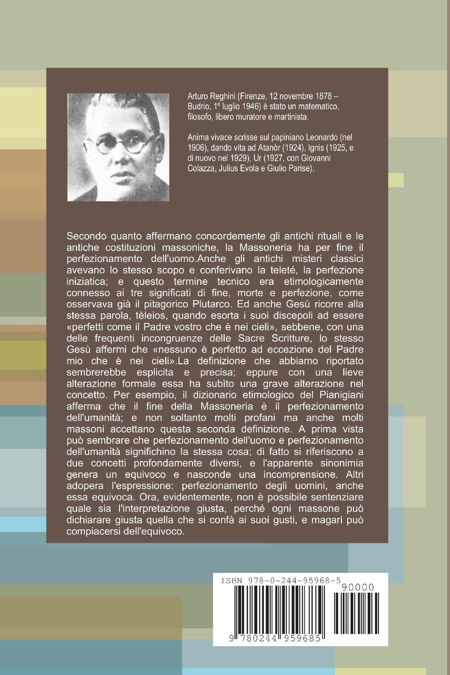 Rückseitencover I NUMERI SACRI NELLA TRADIZIONE PITAGORICA MASSONICA