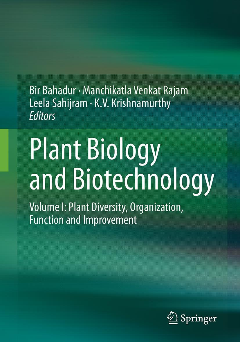 Vorderes Coverbild Plant Biology and Biotechnology, Volume 1