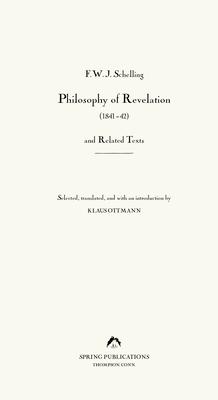 Vorderes Coverbild Philosophy of Revelation (1841-42) and Related Texts