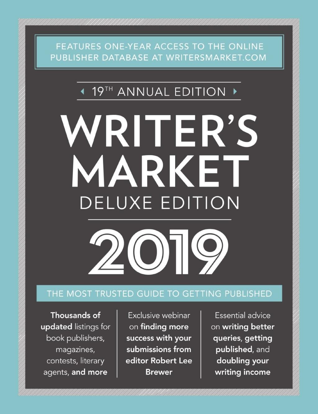 Vorderes Coverbild Writer's Market Deluxe Edition 2019