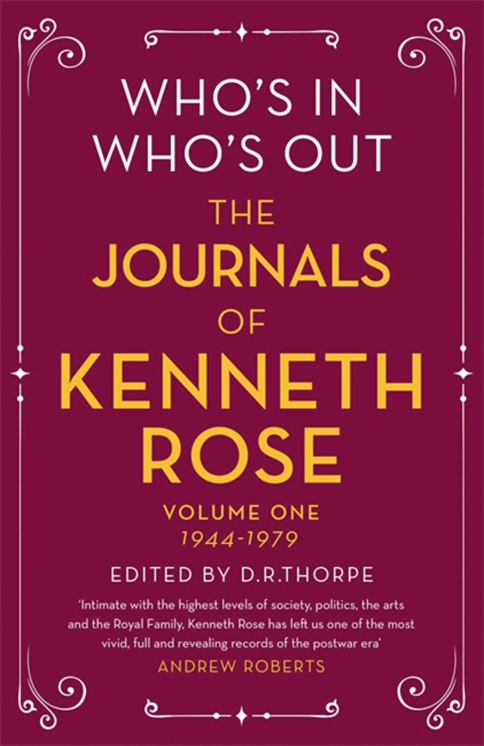 Vorderes Coverbild Who's In, Who's Out: The Journals of Kenneth Rose