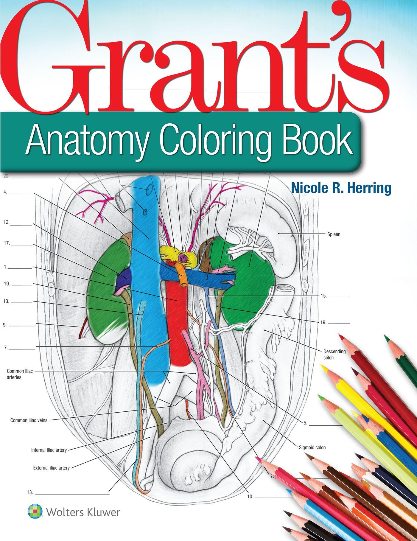 Vorderes Coverbild Grant's Anatomy Coloring Book
