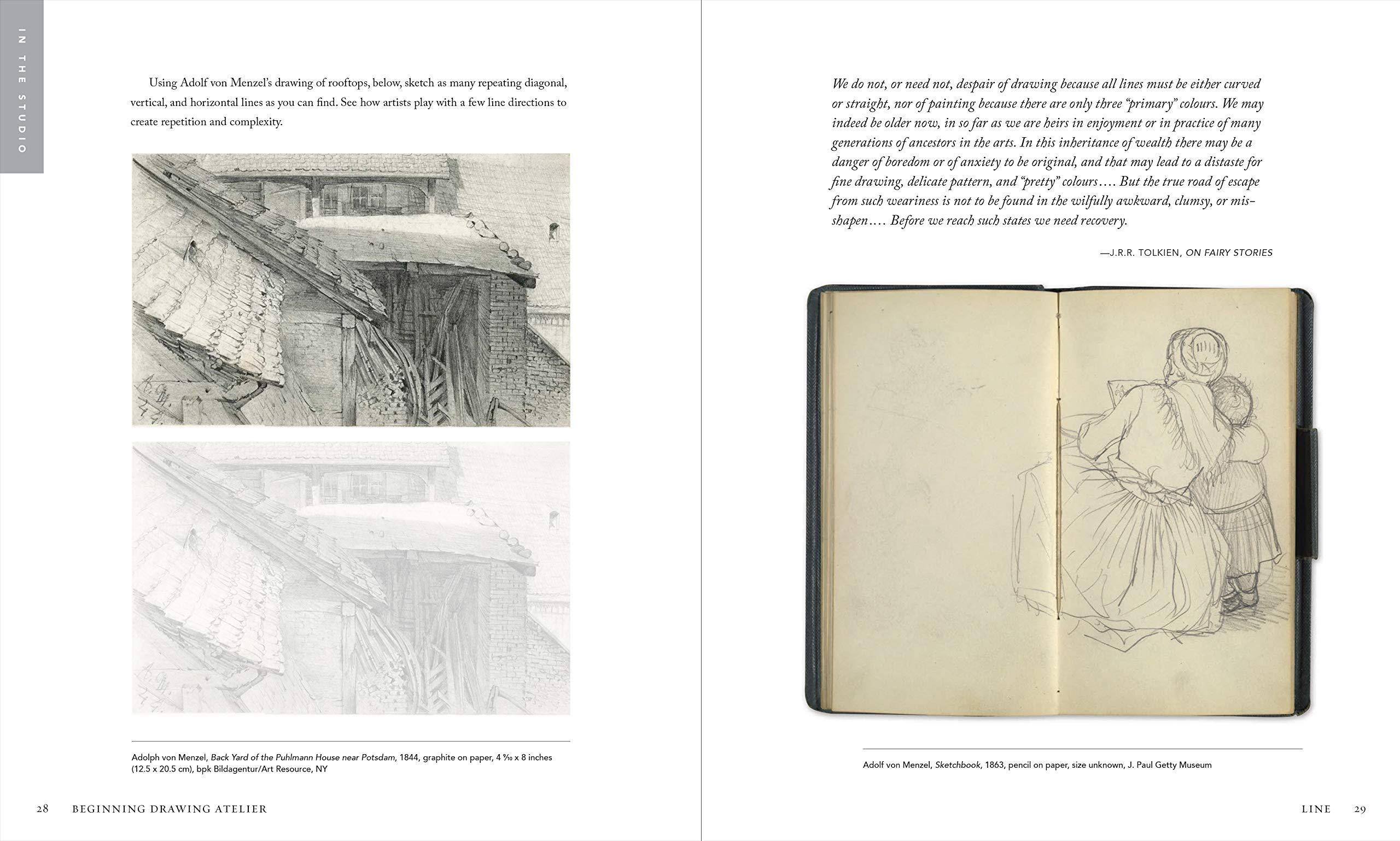 Beispielinhalt (Bild) Beginning Drawing Atelier