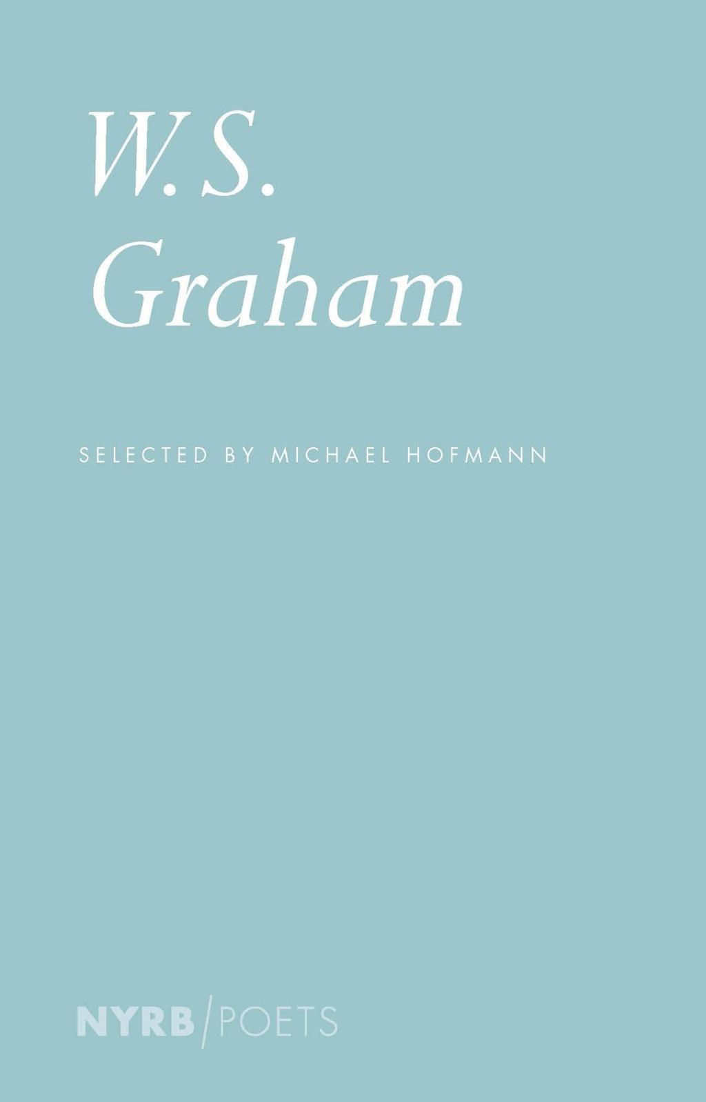 Vorderes Coverbild W. S. Graham