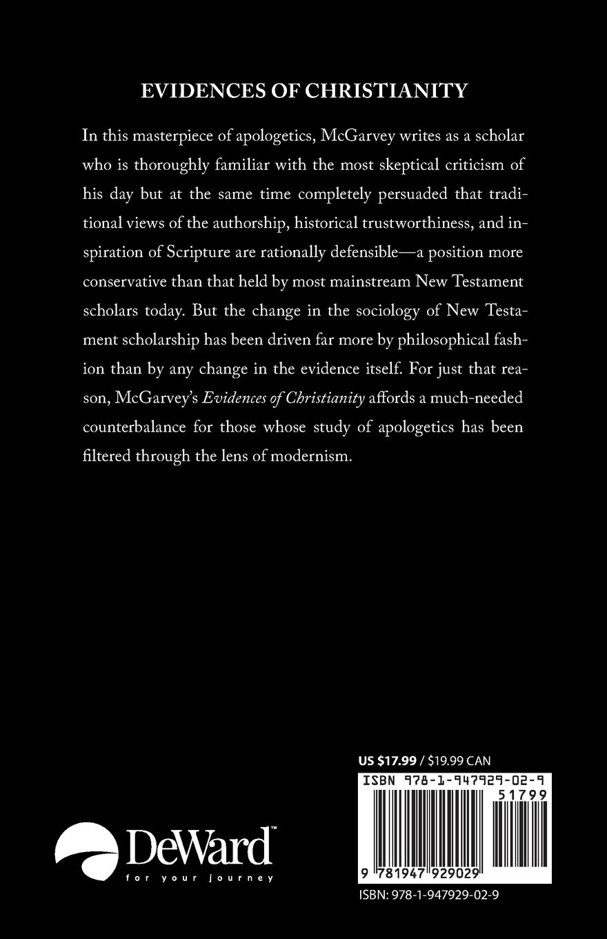 Rückseitencover Evidences of Christianity