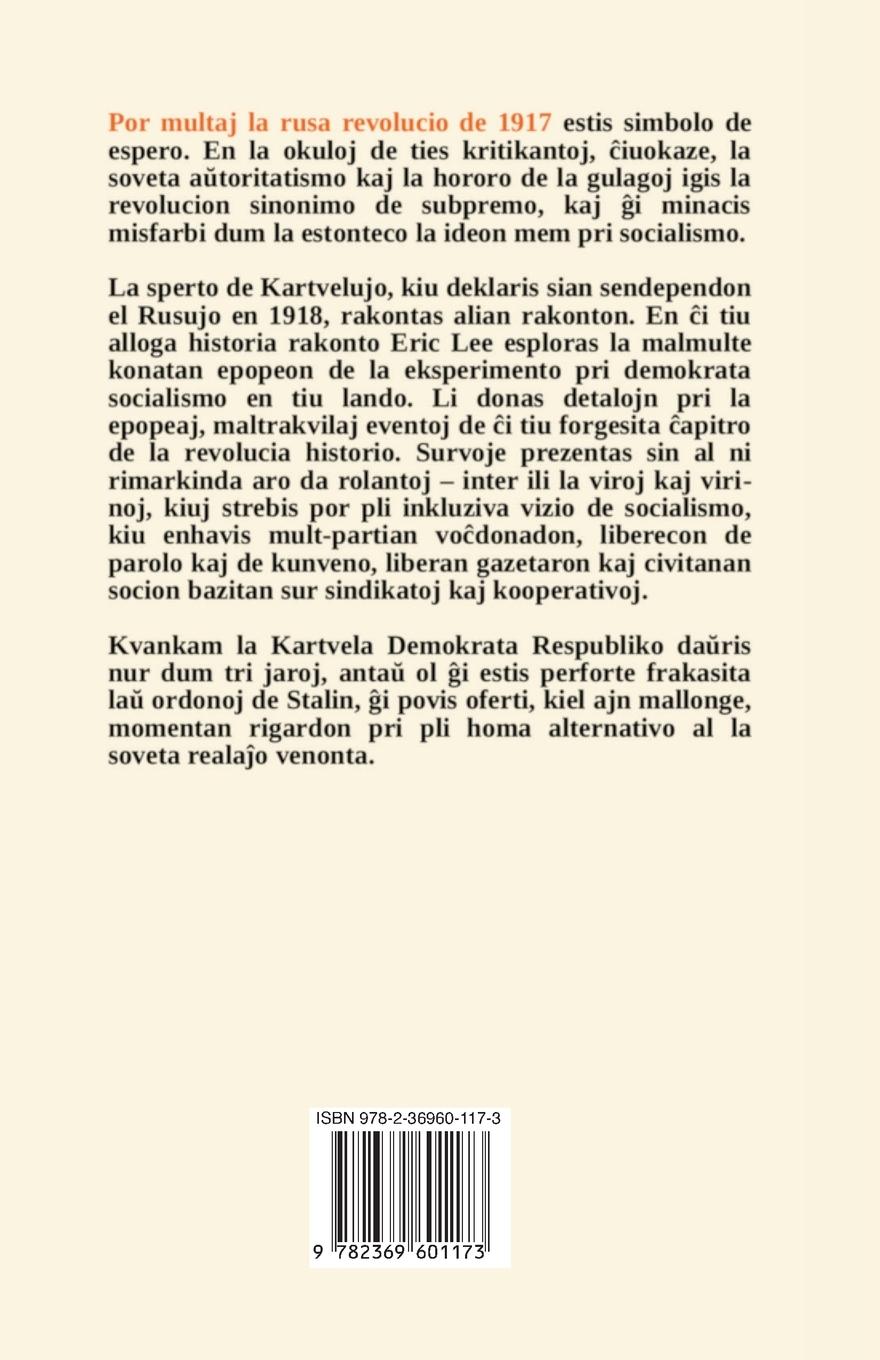 Rückseitencover La Eksperimento: La Forgesita Revolucio de Kartvelujo 1918-1921