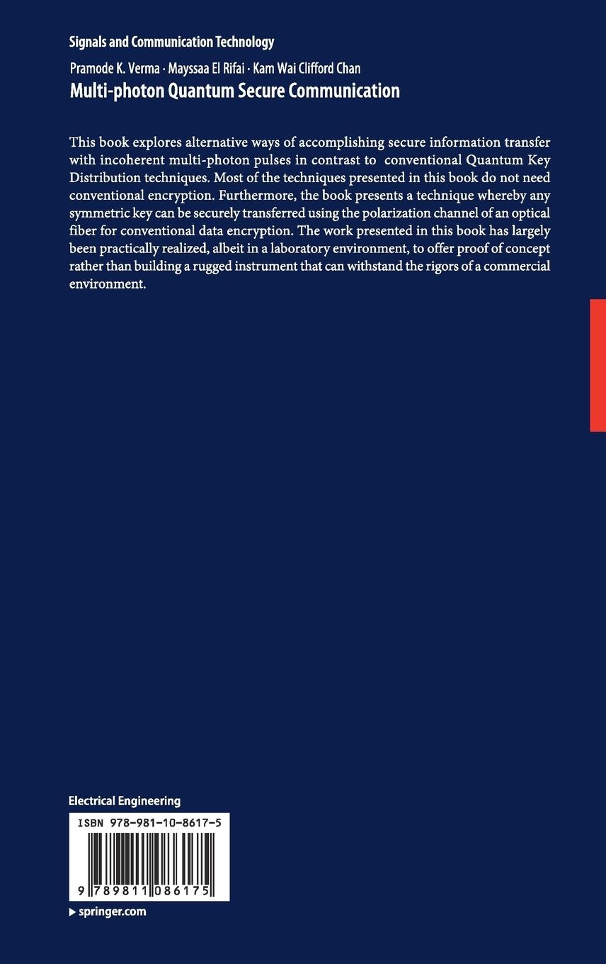 Rückseitencover Multi-photon Quantum Secure Communication