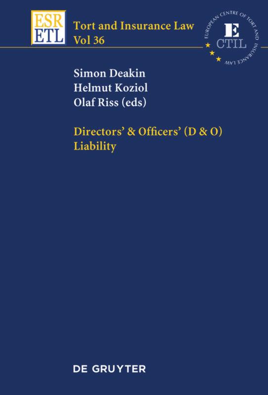 Vorderes Coverbild Directors & Officers (D & O) Liability