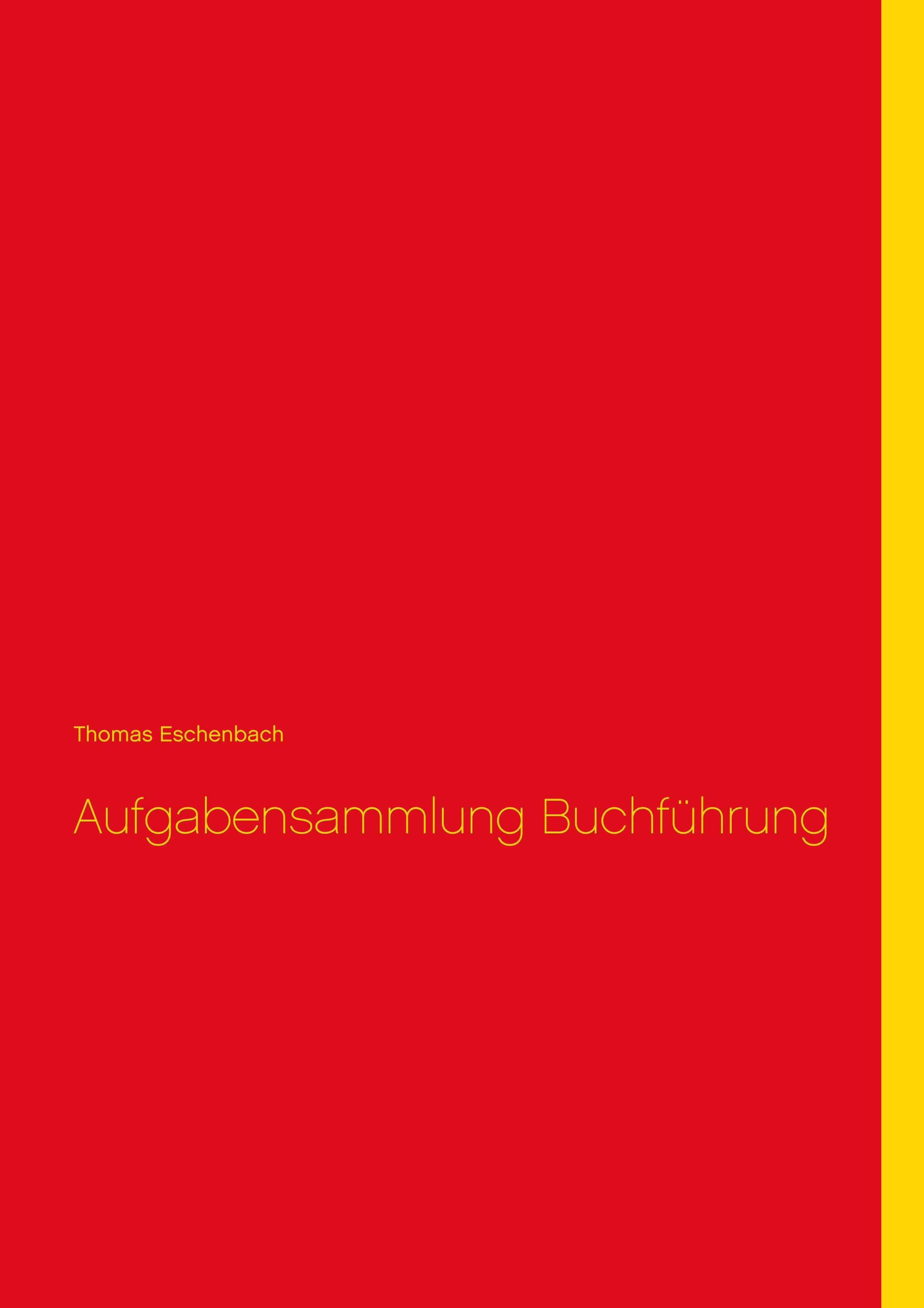 Vorderes Coverbild Aufgabensammlung Buchführung