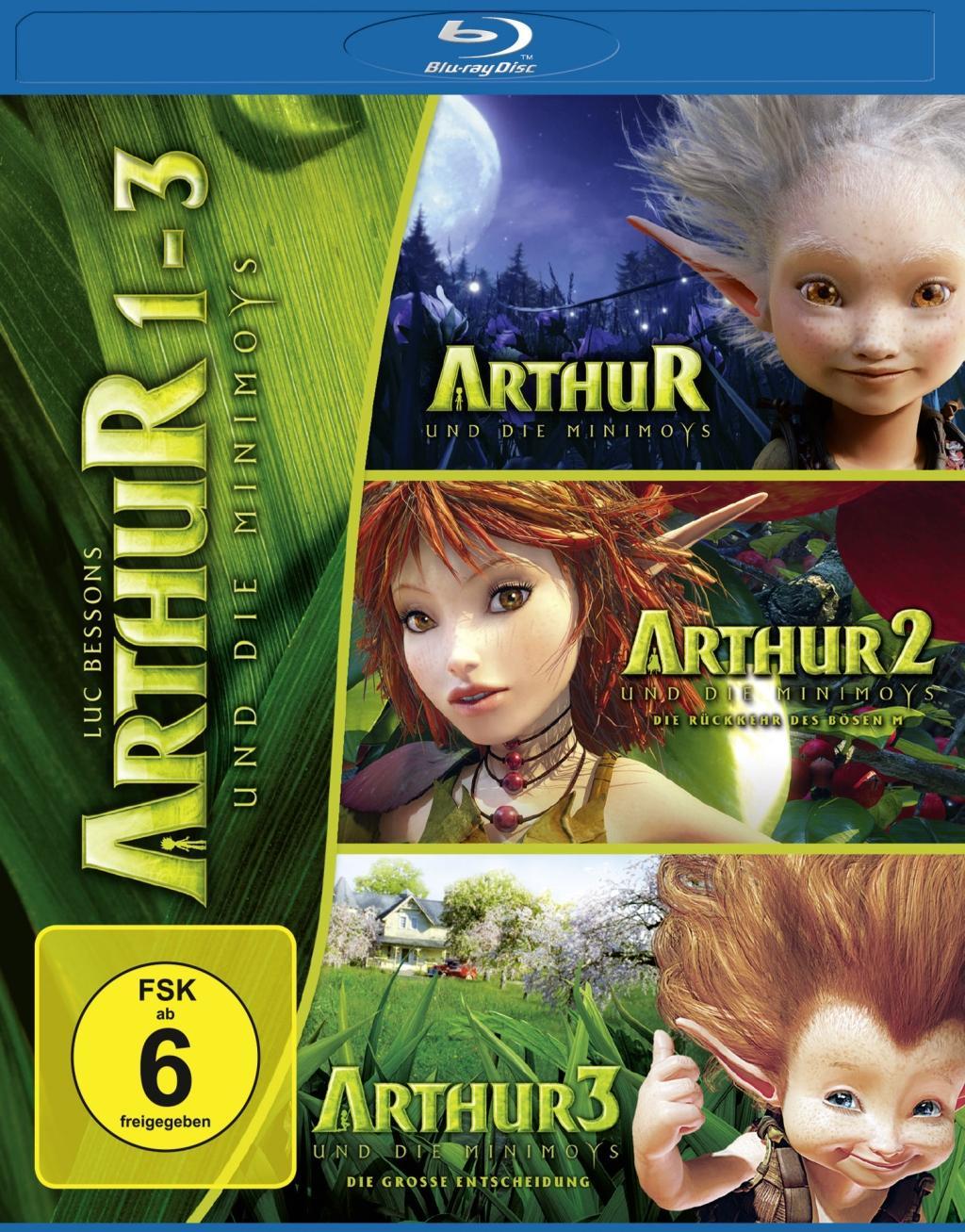Vorderes Coverbild Arthur und die Minimoys 1-3