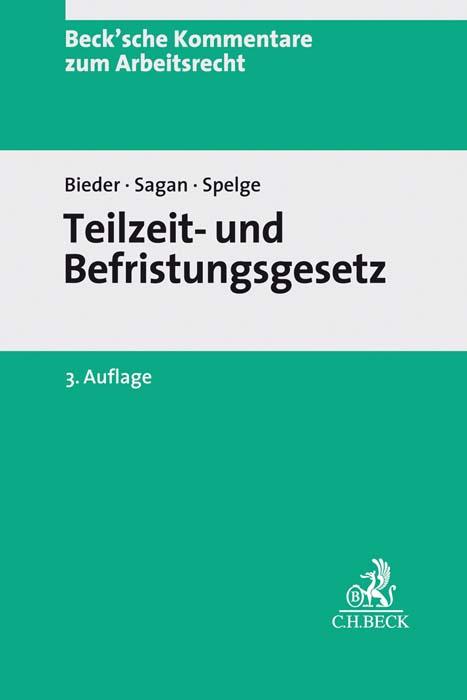 Vorderes Coverbild Teilzeit- und Befristungsgesetz