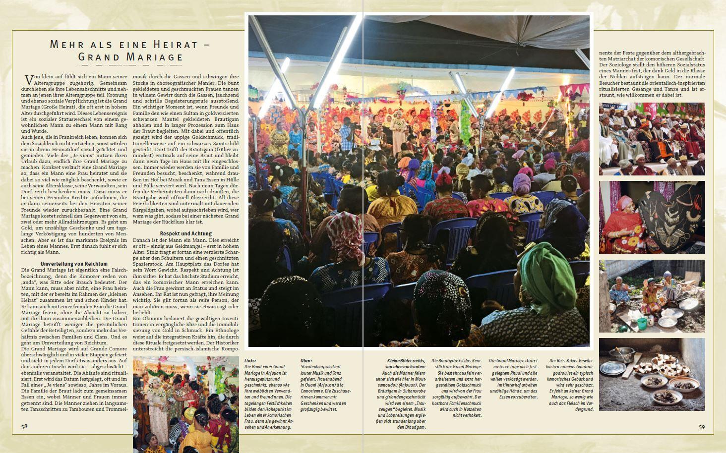 Beispielinhalt (Bild) Reise durch die Komoren und Mayotte