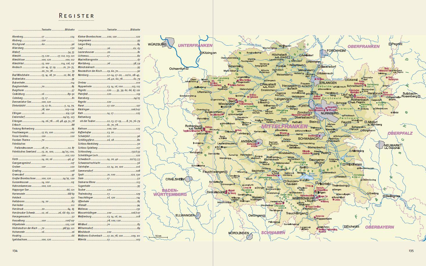 Beispielinhalt (Bild) Reise durch Mittelfranken