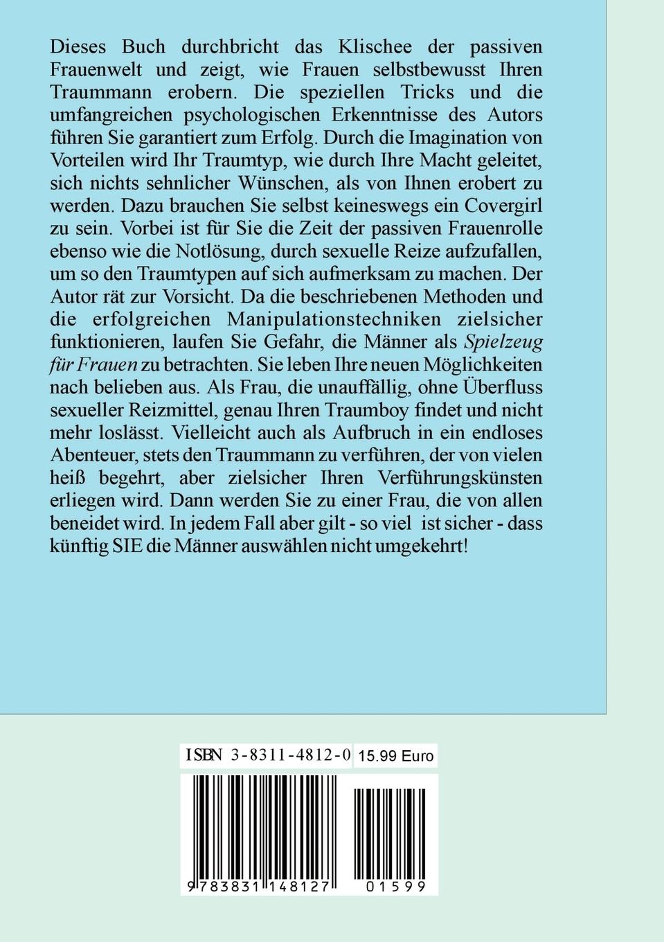 Rückseitencover Frauenpower - Männer manipulieren und verführen
