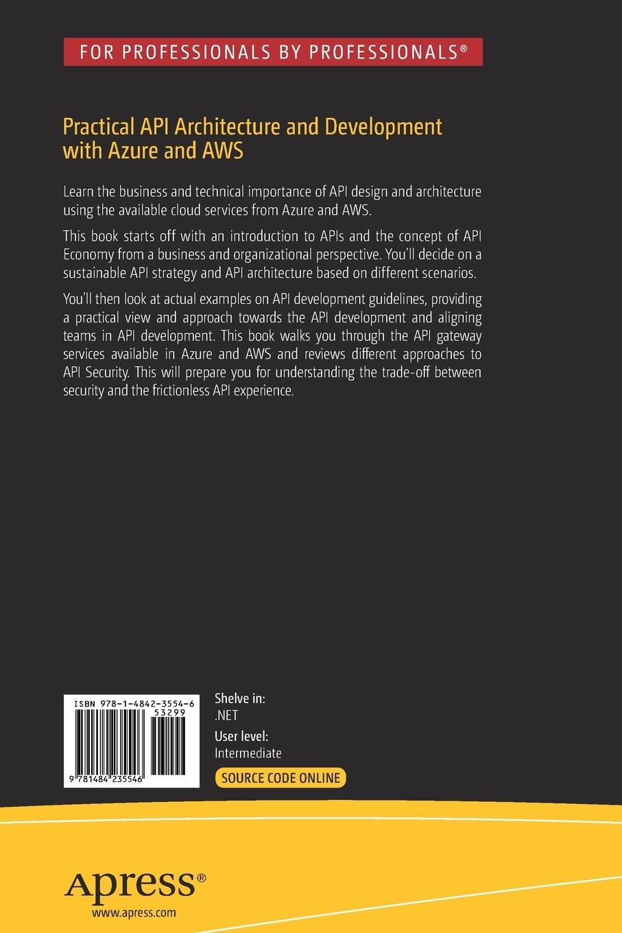 Rückseitencover Practical API Architecture and Development with Azure and AWS