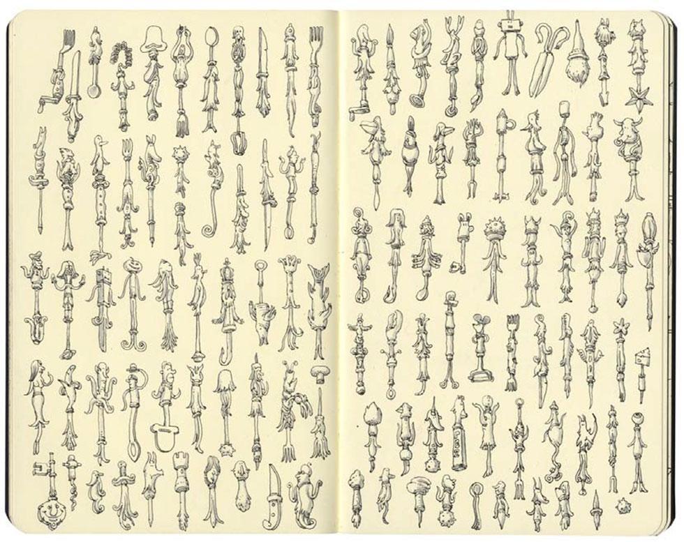 Beispielinhalt (Bild) The Art of the Sketchbook