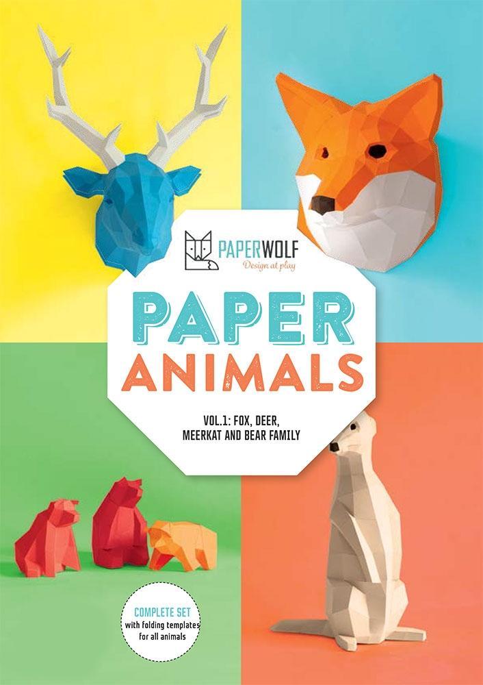Vorderes Coverbild Paper Animals: Volume 1: Fox, Deer, Meerkat and Bear Family