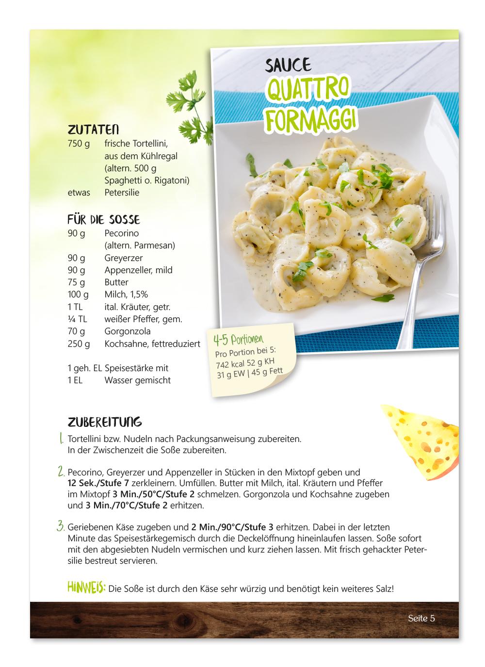 Beispielinhalt (Bild) Mix ohne Fix - VEGGIE!
