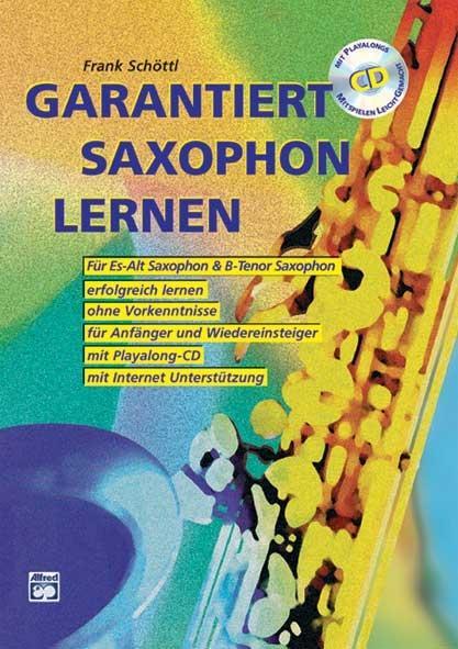 Vorderes Coverbild Garantiert Saxophon lernen