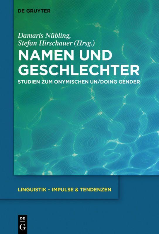 Vorderes Coverbild Namen und Geschlechter