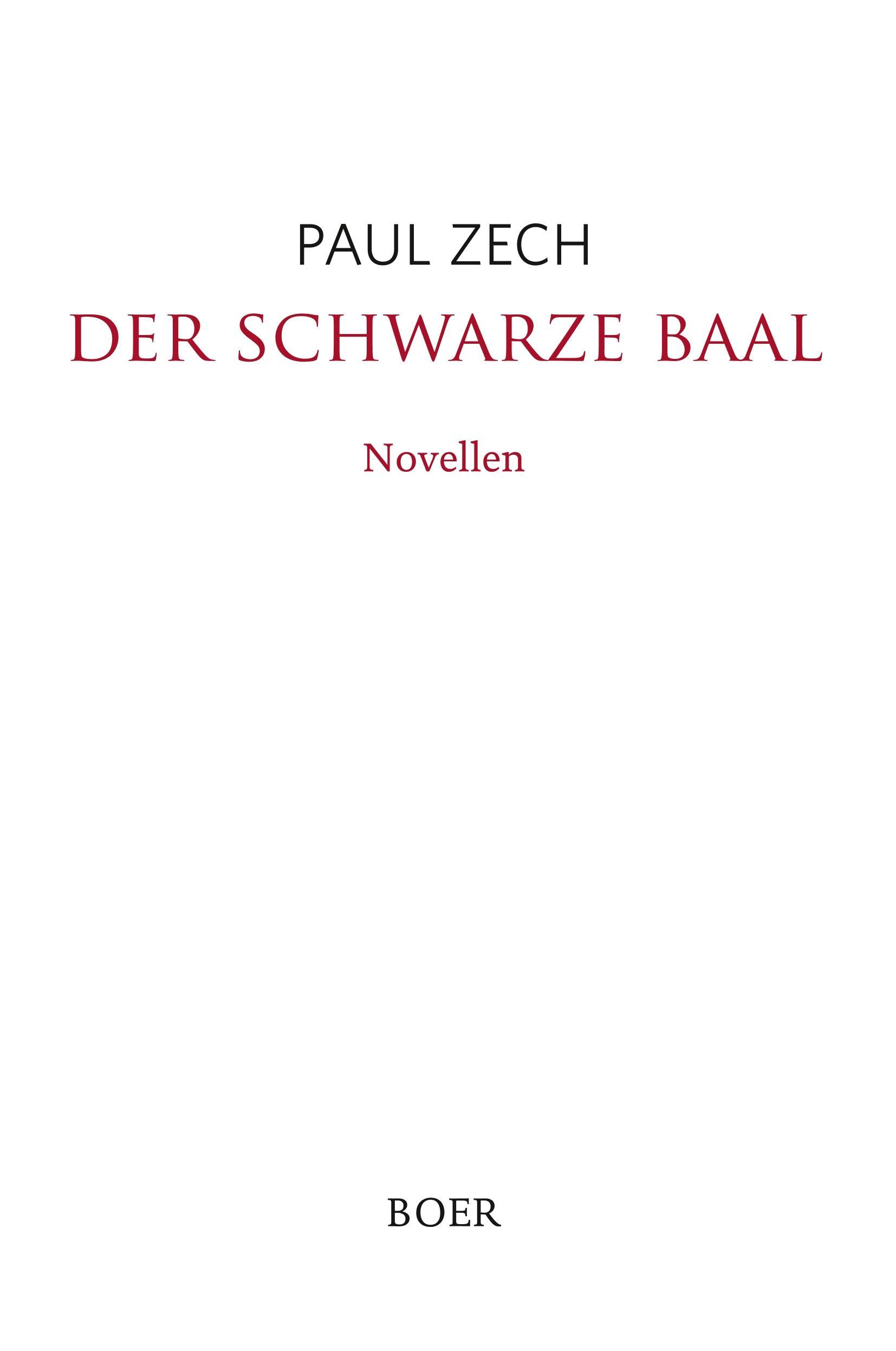 Vorderes Coverbild Der schwarze Baal