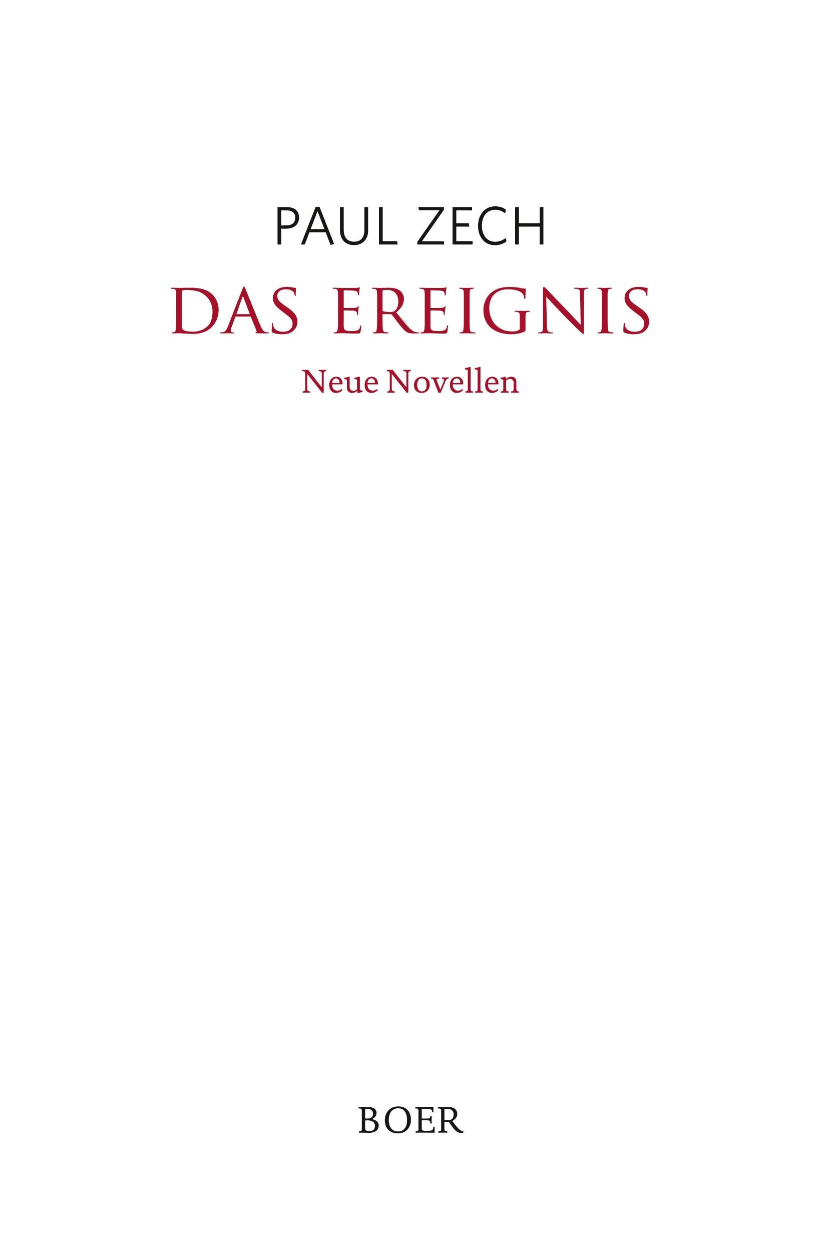 Vorderes Coverbild Das Ereignis