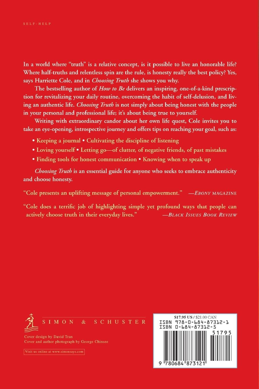 Rückseitencover Choosing Truth