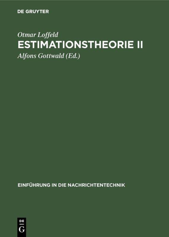 Vorderes Coverbild Estimationstheorie II