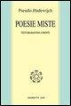 Vorderes Coverbild Poesie miste. Testo brabantino a fronte