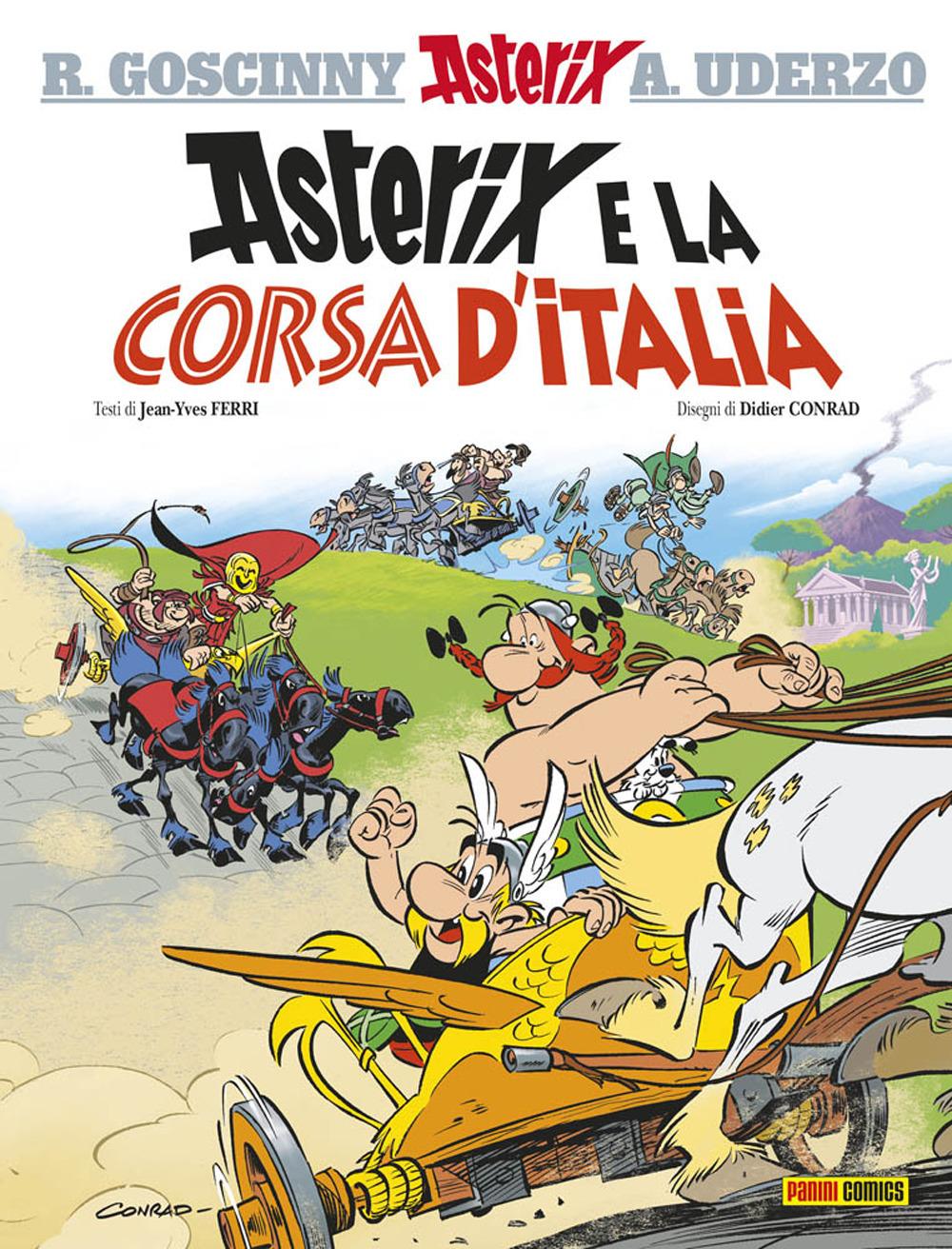 Vorderes Coverbild ASTERIX E LA CORSA DITALIA