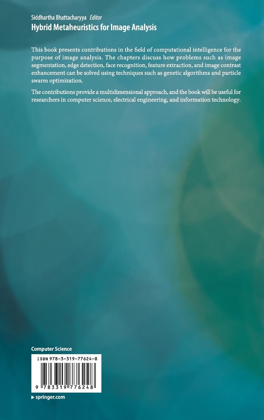 Rückseitencover Hybrid Metaheuristics for Image Analysis