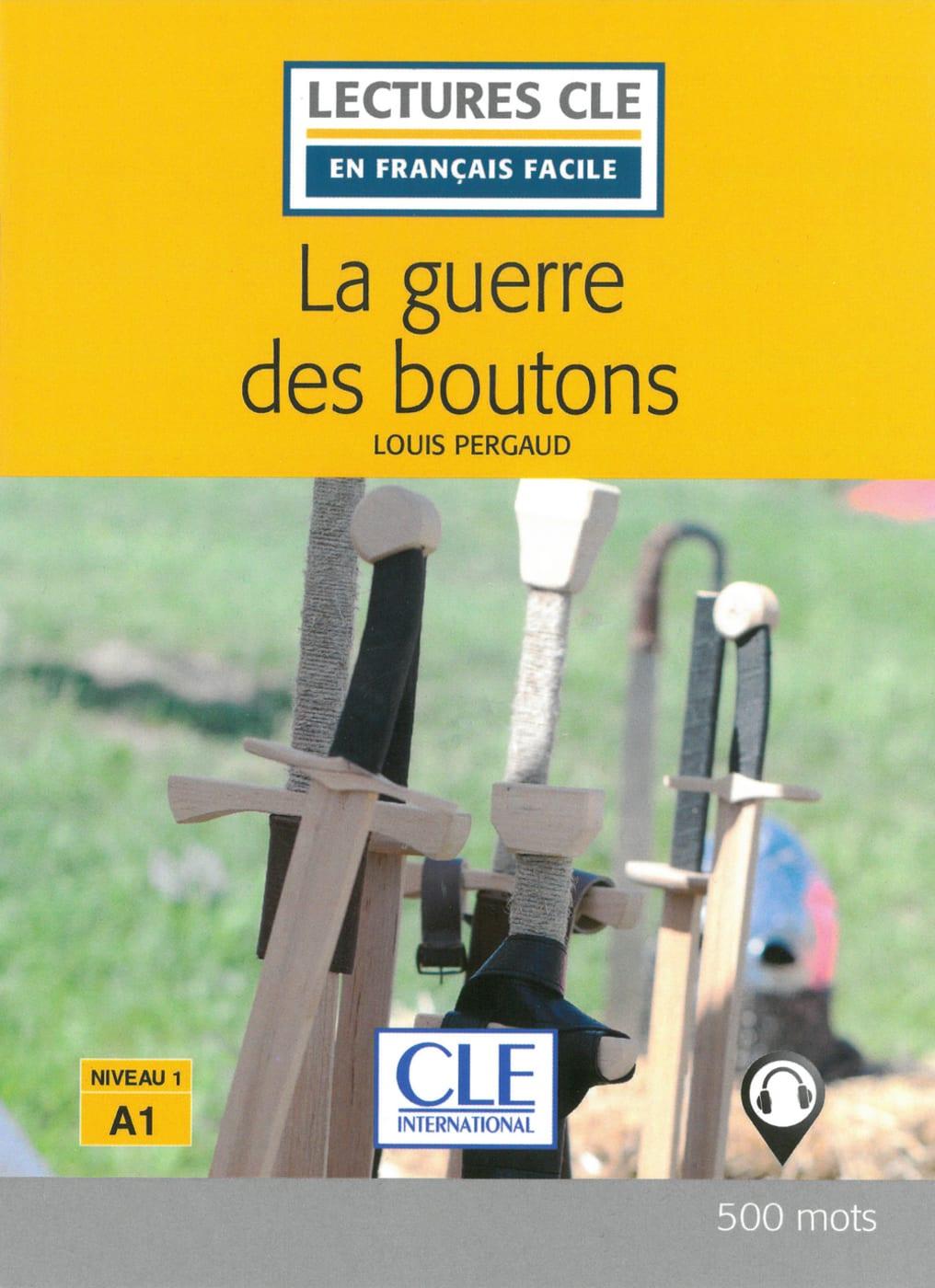 Vorderes Coverbild La guerre des boutons. Lektüre + Audio-Online