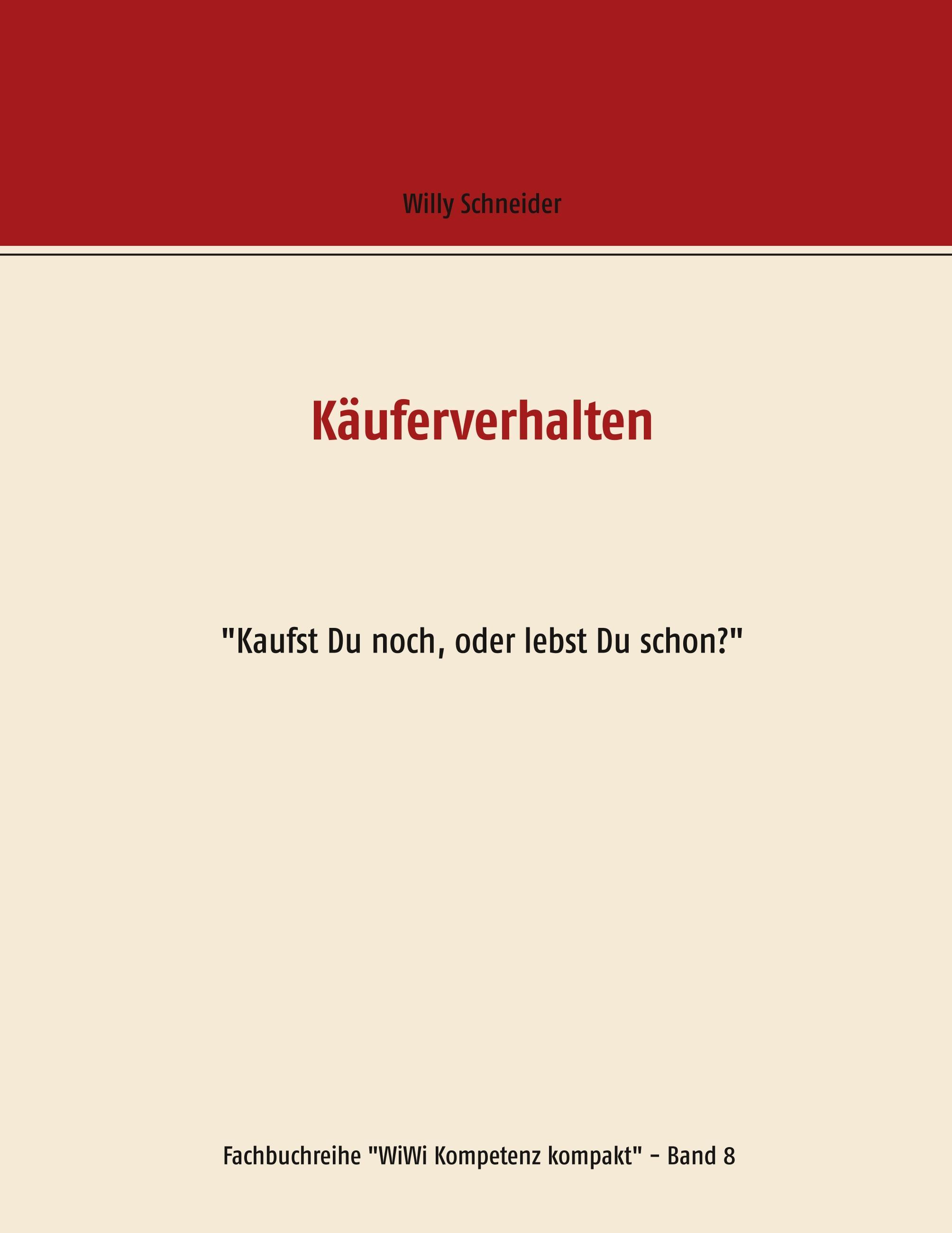 Vorderes Coverbild Käuferverhalten