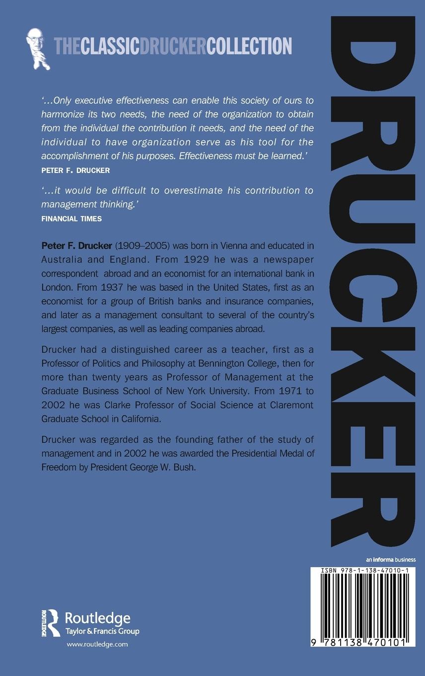 Rückseitencover The Effective Executive