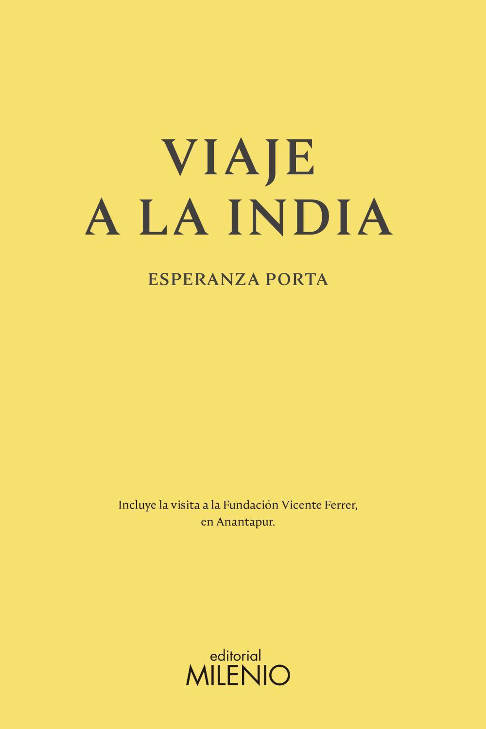 Vorderes Coverbild Viaje a la India