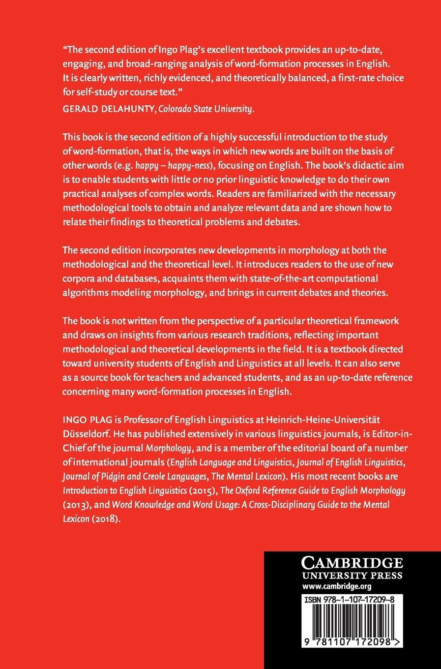 Rückseitencover Word-Formation in English