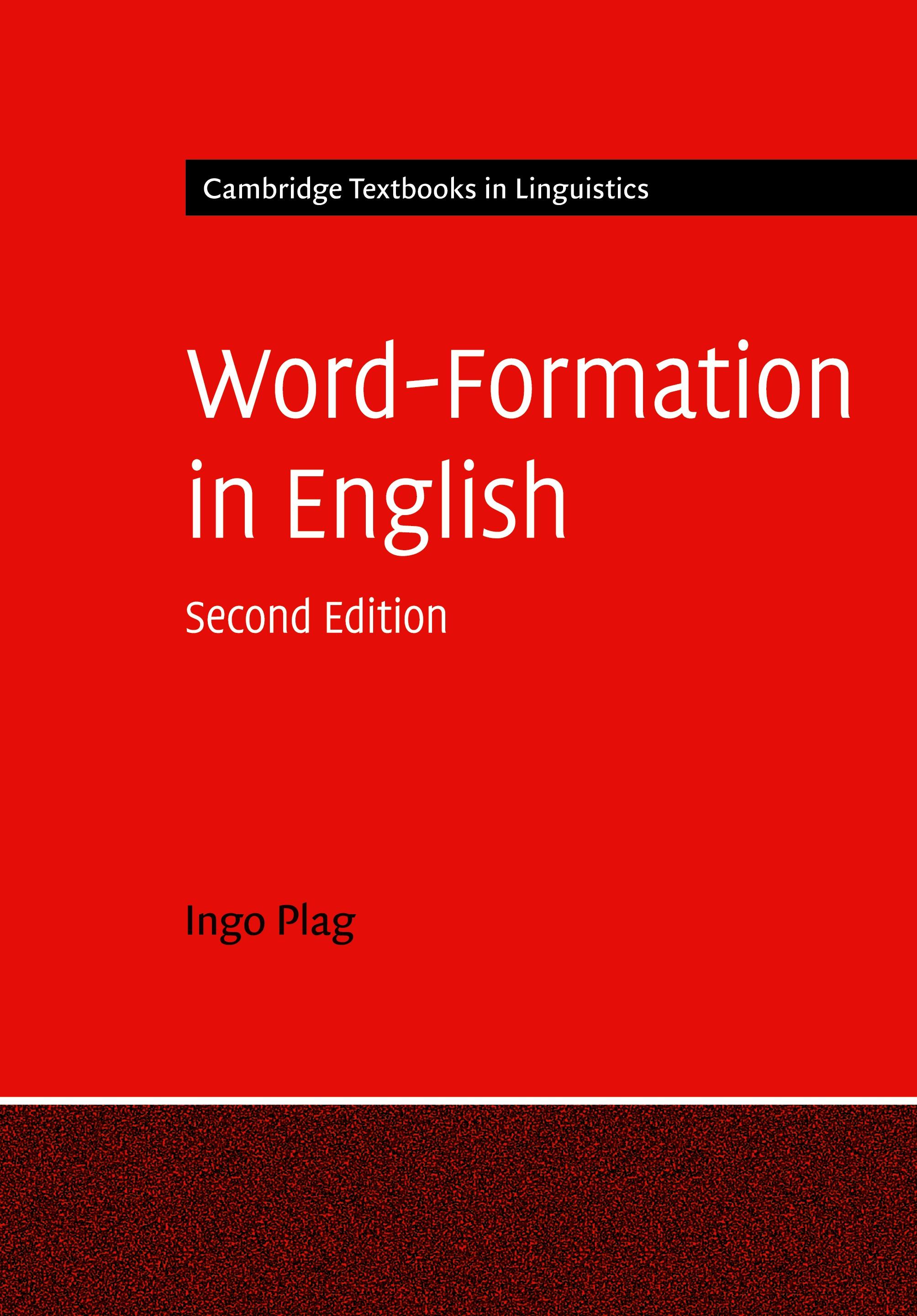 Vorderes Coverbild Word-Formation in English